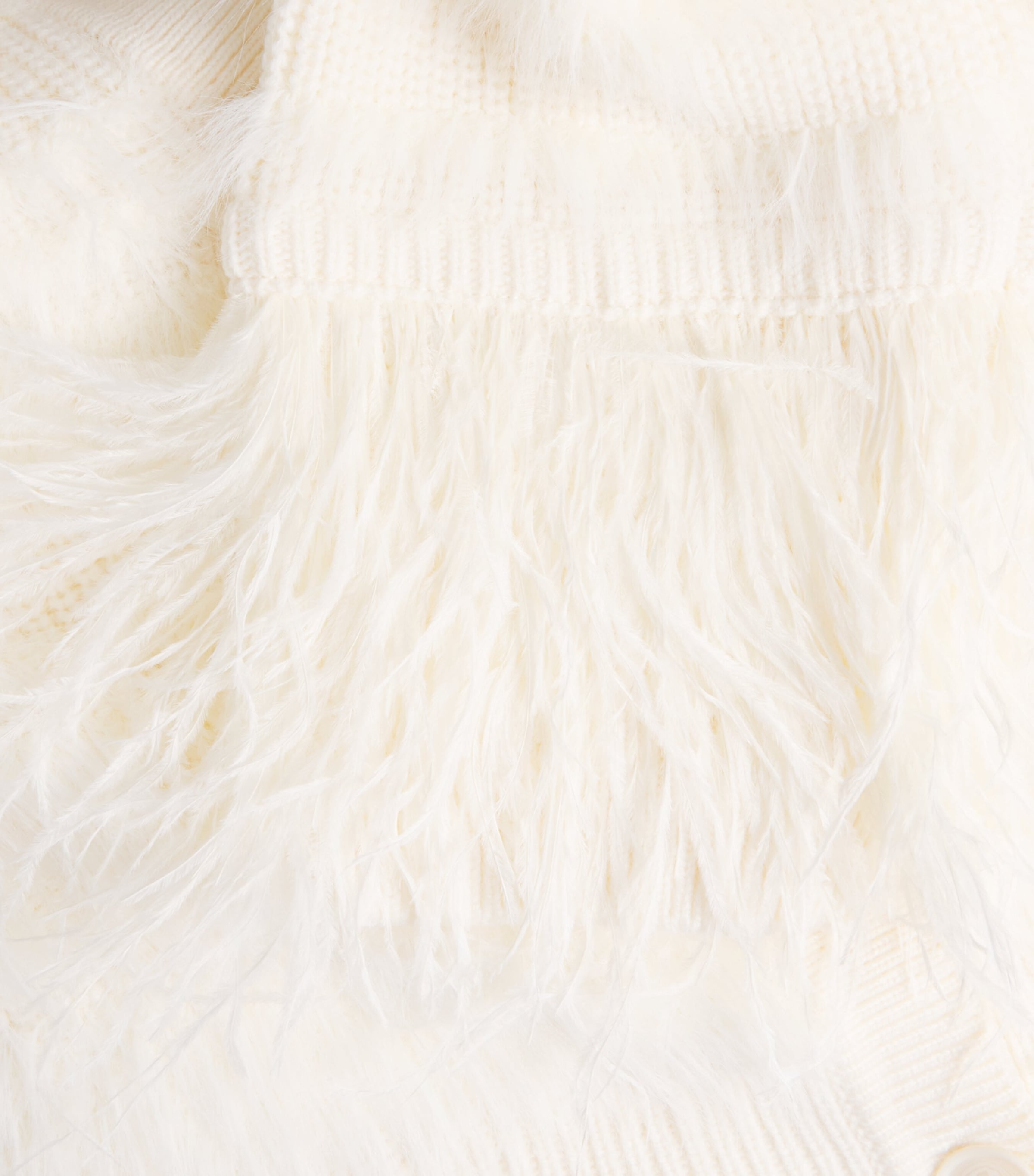 Wool-Blend Vivica Cardigan IVORY Image 5