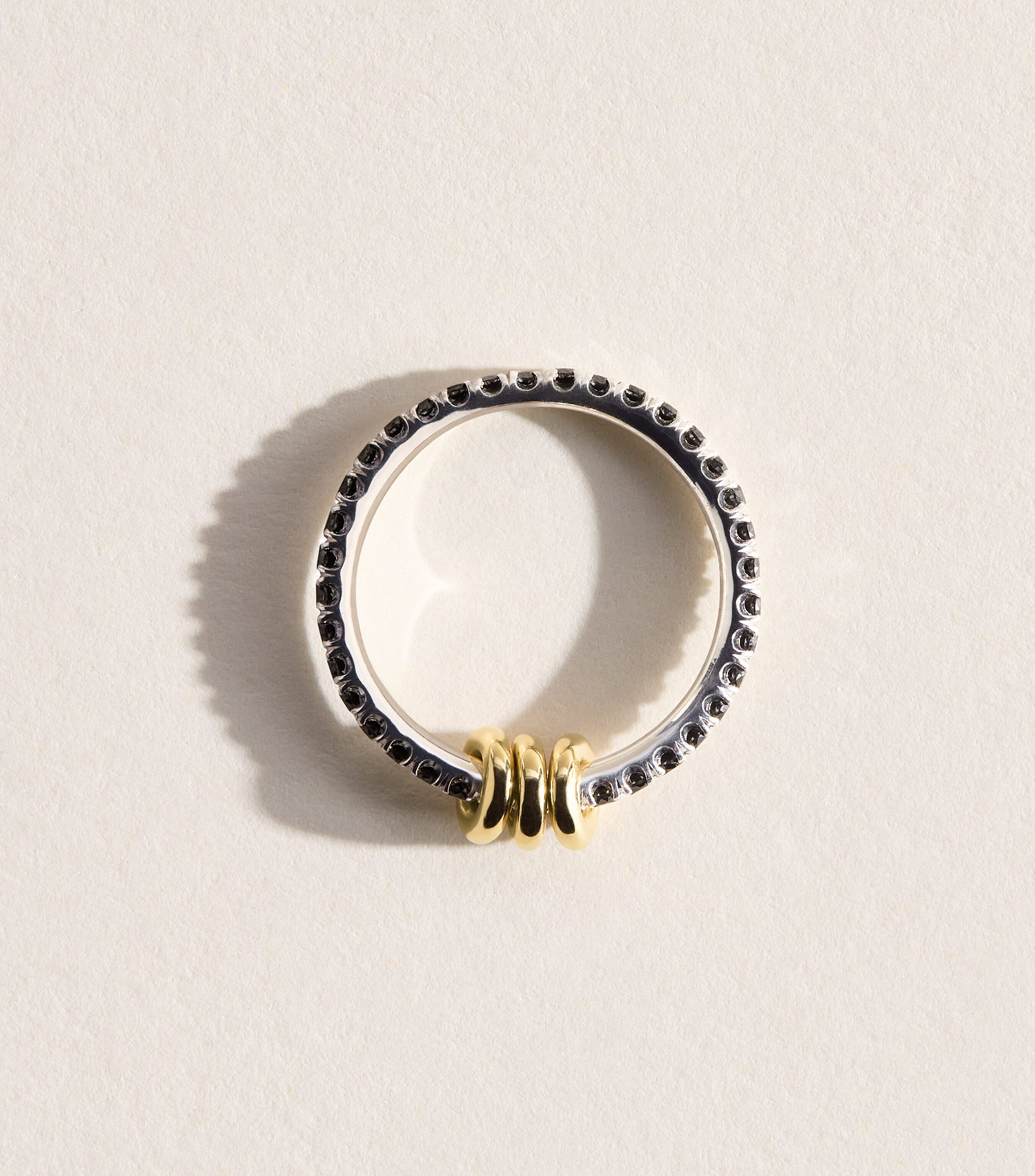 Spinelli Kilcollin Sterling Silver, Yellow Gold and Diamond Sirius Ring Sterling Silver Image 4