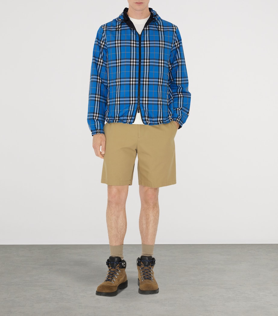 Reversible Check Hooded Jacket HYACINTH IP CHECK Image 2