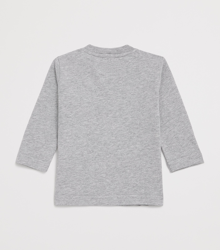 Cotton Dalmatian Print T-Shirt (6-36 Months) 071LIGHT GREY Image 2