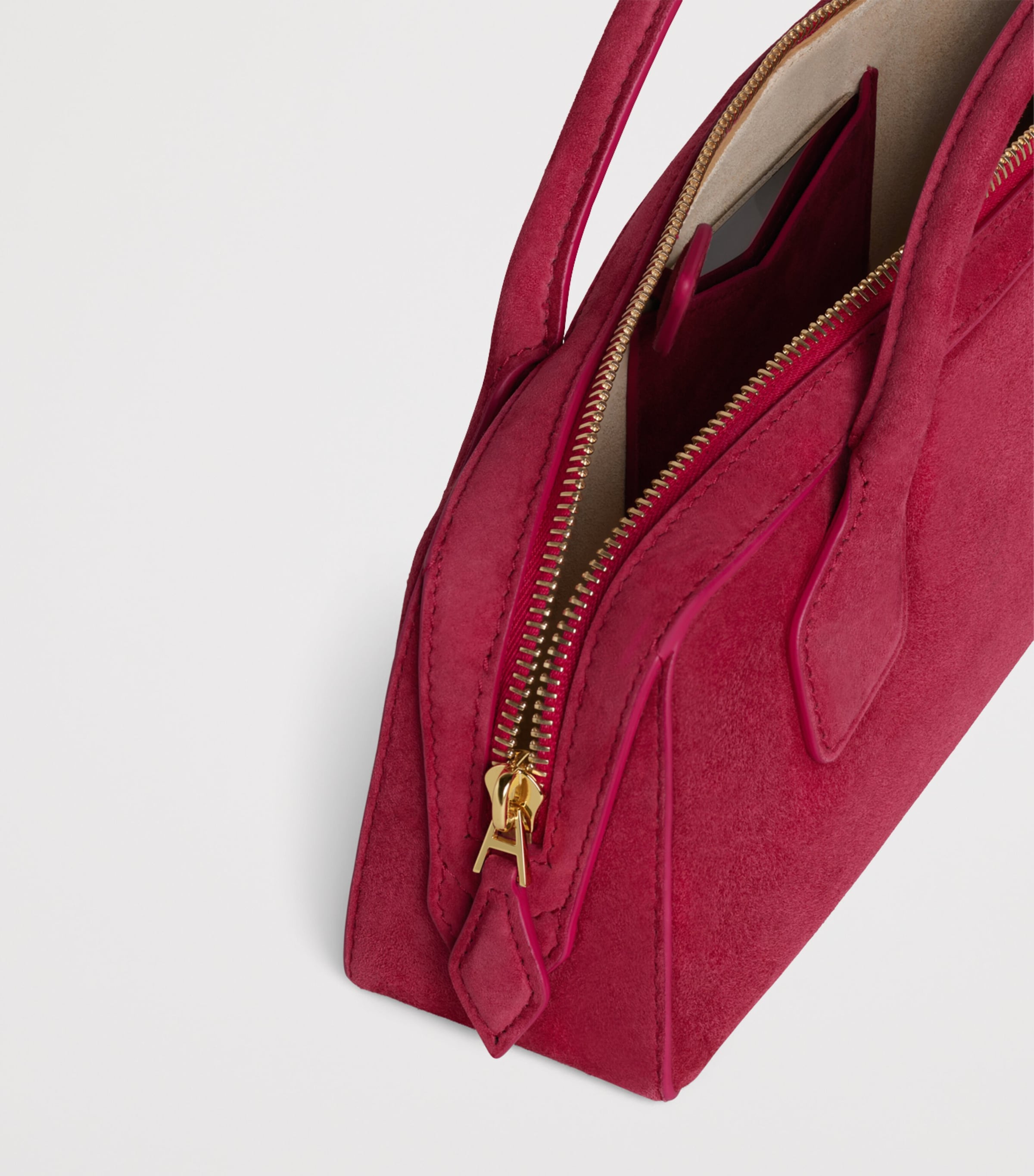 Suede Le Teckel Clutch Bag OR Image 3