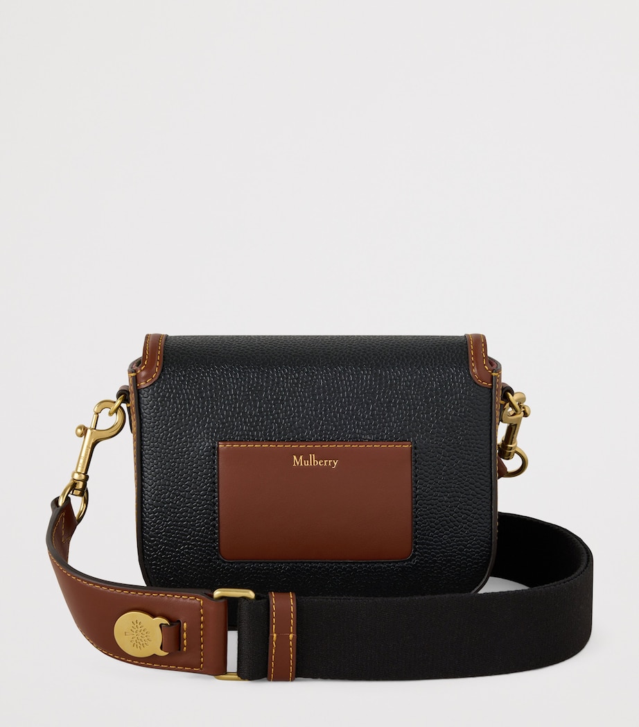 Mulberry Small Darley Cross-Body Bag Black Cognac Image 4