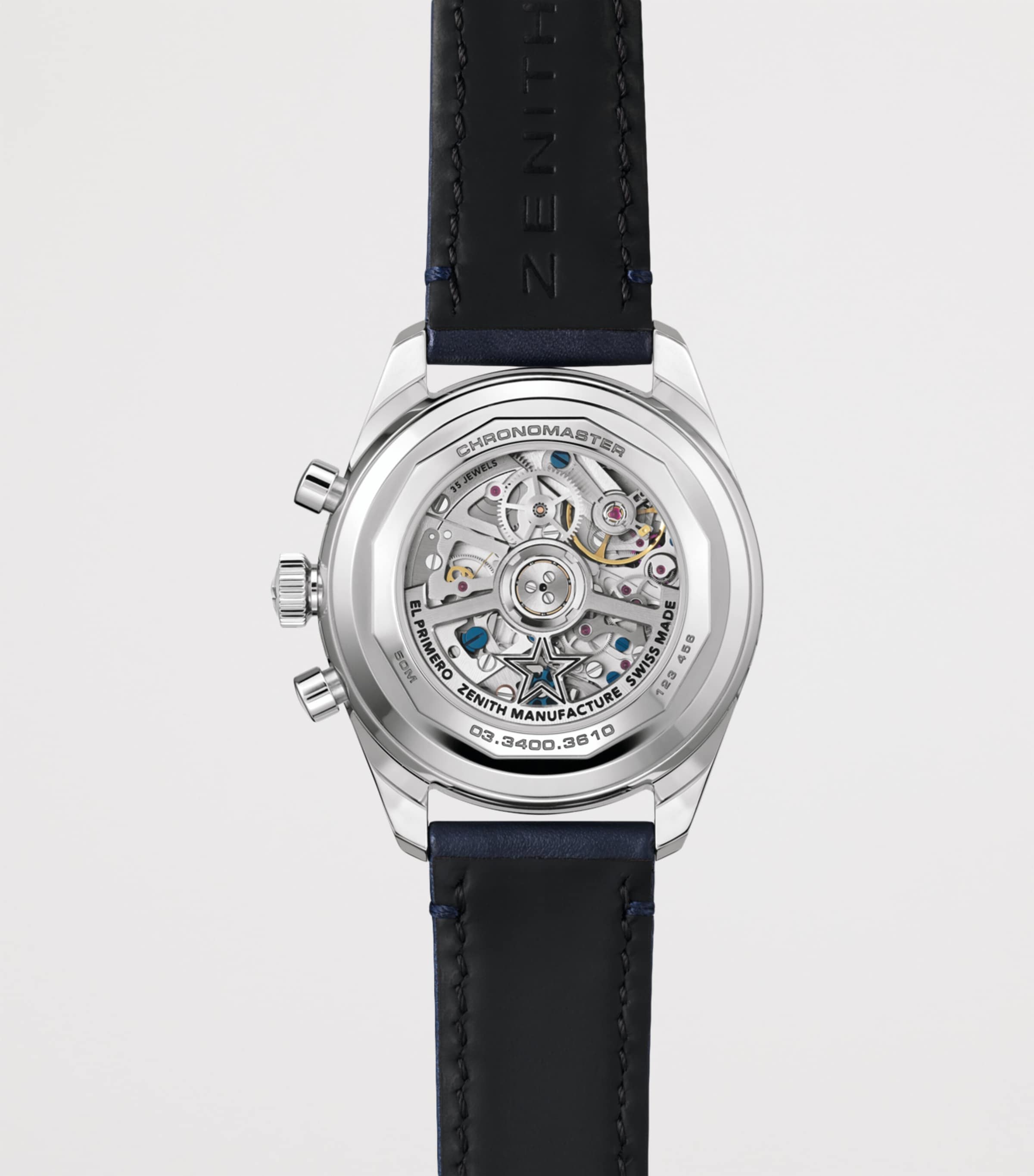 Stainless Steel Chronomaster Watch 38mm BLUE Image 2