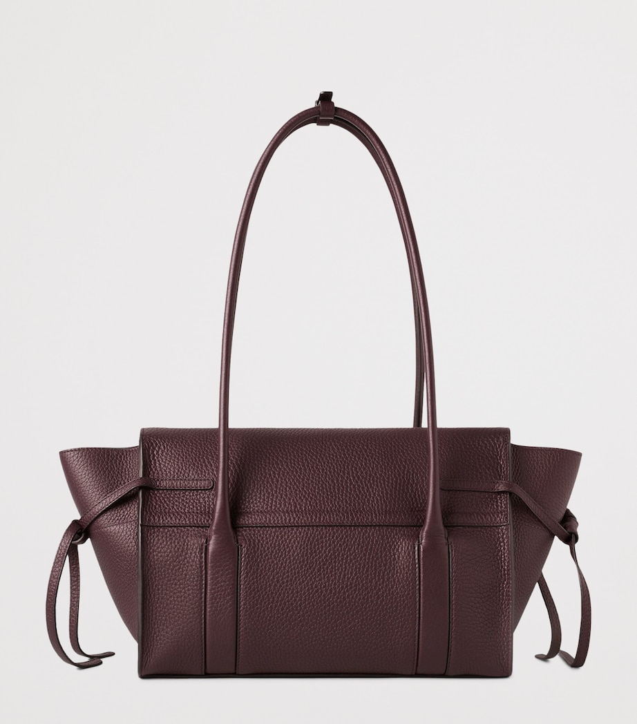 Mulberry Small Leather Soft Bayswater Shoulder Bag Black Cherry Image 5