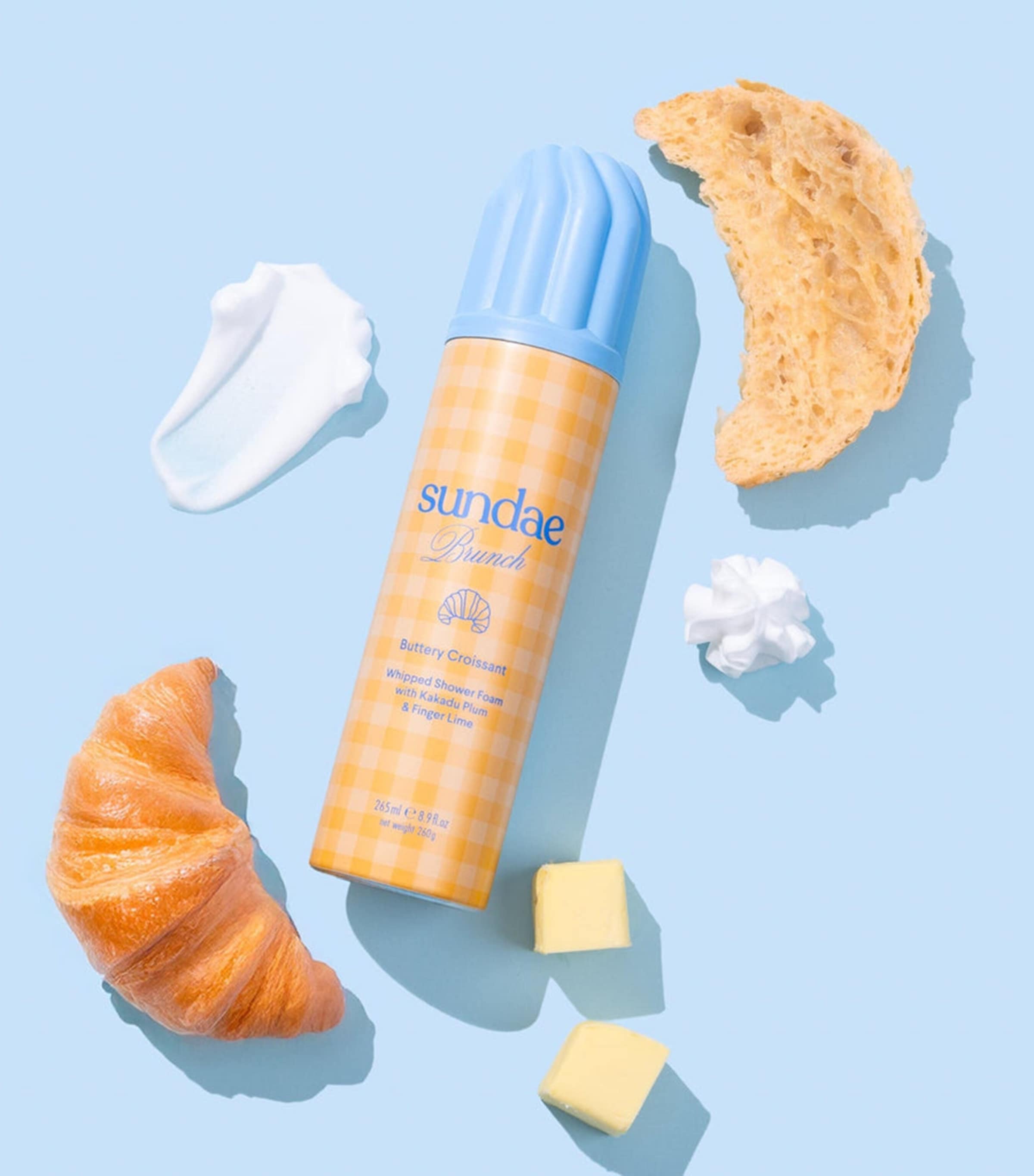 Sundae Body Buttery Croissant Whipped Shower Foam (265ml) Image 2